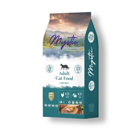 Mystic Az Tahıllı Tavuklu Yetişkin Kedi Maması 1,5 kg