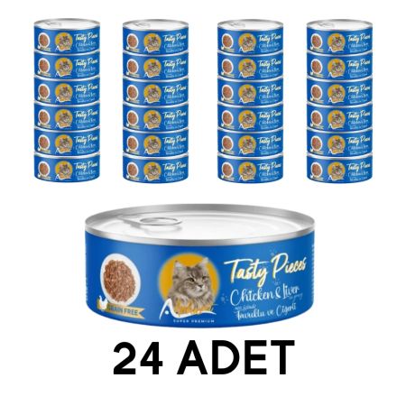 Alpha Pet Yetişkin Kedi Soslu Gourmet Tavuklu 85 gr x 24 Adet