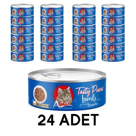 Alpha Pet Yetişkin Kedi Soslu Gourmet Kuzulu 85 gr x 24 Adet