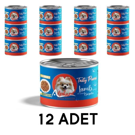 Alpha Pet Yetişkin Köpek Soslu Gourmet Kuzulu 200 grx12 Adet