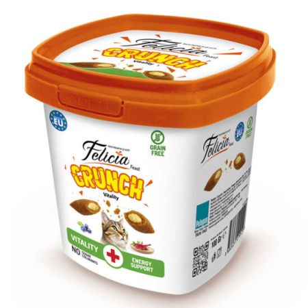 Felicia Vitality Crunch Tahılsız Kedi Ödül Maması 100 Gr