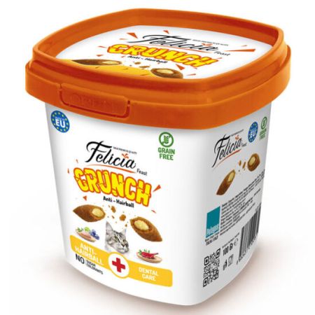 Felicia Hairball Crunch Tahılsız Kedi Ödül Maması 100 Gr
