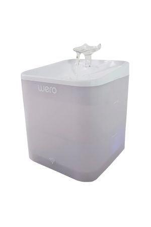 Wero Akıllı Kedi Köpek Su Şelalesi Su Pınarı Su Sebili - WiFi - Uv - 2.2 Lt Beyaz