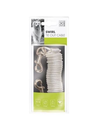 M-Pets Swirl Bahçe Bağlama Halatı 3,6 Metre