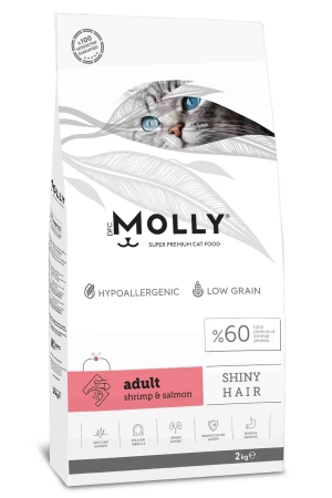 Molly Karidesli & Somonlu Yetişkin Kedi Maması 15kg