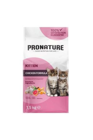 Pronature Kitten Tavuklu ve Pirinçli Yavru Kedi Maması 10 Kg