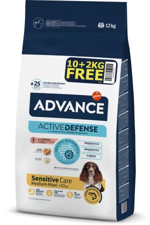 Advance Köpek Maması Sensıtıve Salmon&Rice 10+2 Bonus Paket