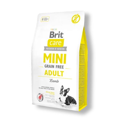 Brit Care Mini Tahılsız Kuzulu Küçük Irk Yetişkin Köpek Maması 7 kg
