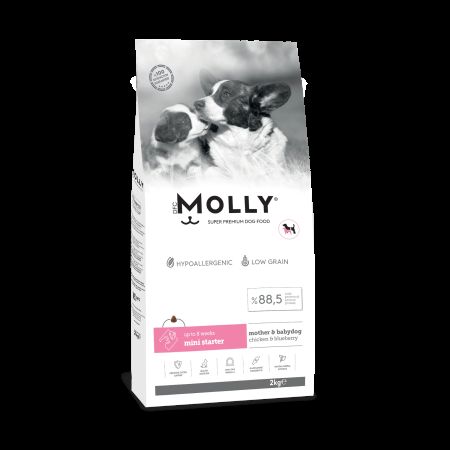 Molly Mini Starter Tavuklu ve Yaban Mersinli Küçük Irk Yavru Köpek Maması 2 kg
