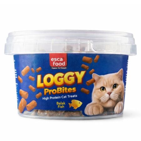 Esca Food Loggy ProBites Balıklı High Protein Kedi Ödül Maması 110 Gr