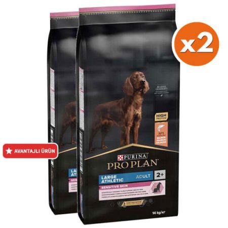 Pro Plan Large Athletic Sensitive Büyük Irk Somonlu Köpek Maması 14 Kg x 2 Adet