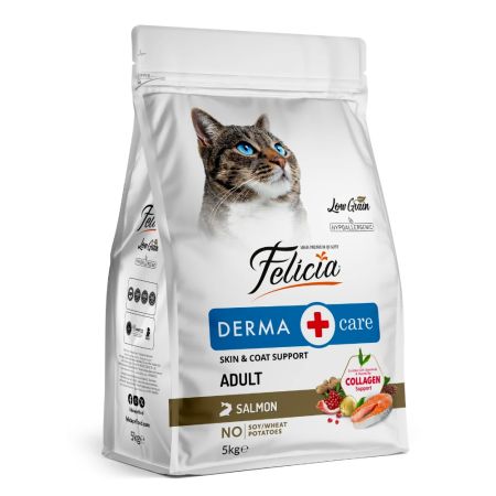 Felicia Hipoalerjenik Az Tahıllı Somonlu Yetişkin Kedi Maması 5 kg