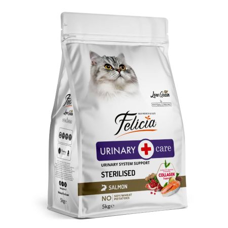 Felicia Hipoalerjenik Az Tahıllı Somonlu Kısırlaştırılmış Yetişkin Kedi Maması 5 kg