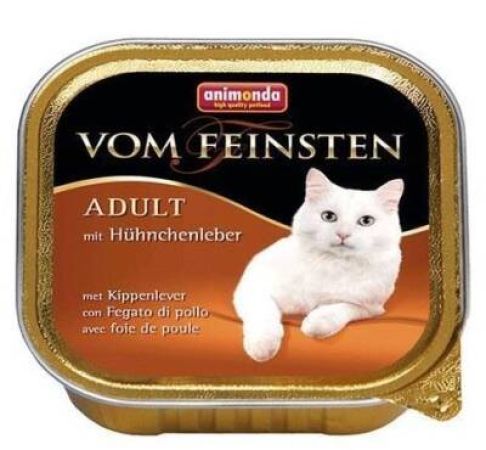 Animonda Vom Feinsten Tavuklu ve Ciğerli Kedi Konserve Maması 100Gr