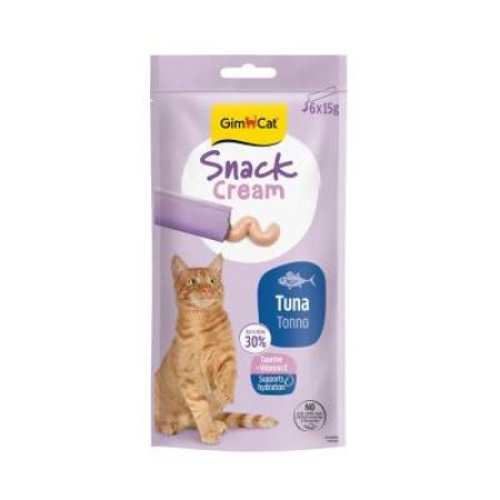 Gimcat Snack Cream Ton Balıklı Kedi Ödülü 6x15gr