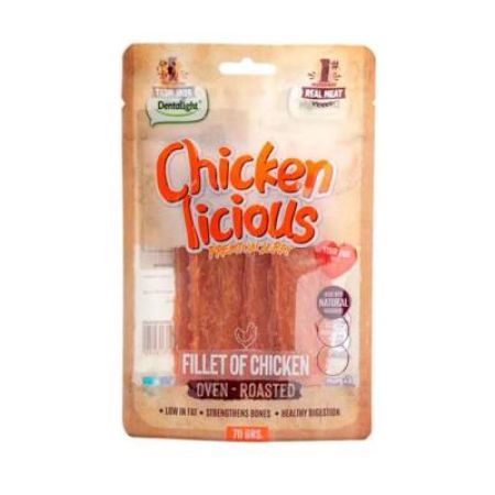 Dentalight Chicken Fillet Tavuk Etli Köpek Ödül Maması 70 Gr