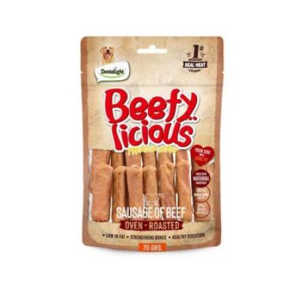Dentalight Beefy Sausage Sığır Etli Köpek Ödül Sucuğu 70 Gr