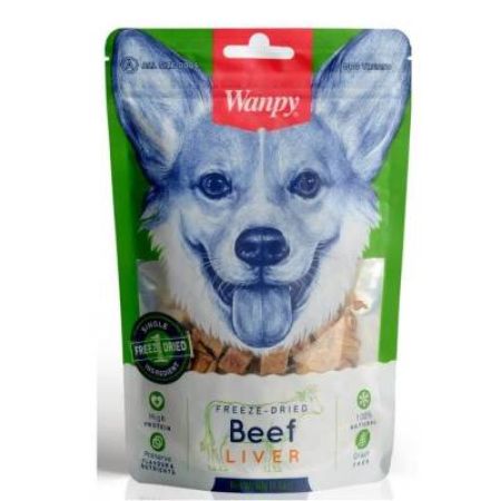 Wanpy Kurutulmuş Dana Ciğeri Köpek Ödülü 40 Gr