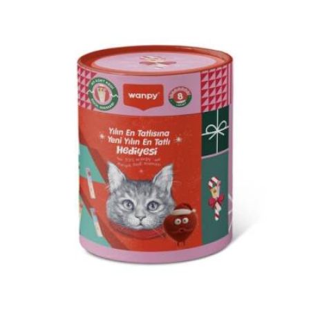 Wanpy Yılbaşı Paketi Sıvı Krema Kedi Ödülü 50'li