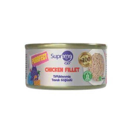 Supreme Cat Purrfect Tiftiklenmiş Tavuk Göğüslü Yetişkin Kedi Konservesi 70 gr