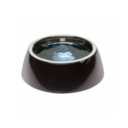 Ferplast Jolie Kedi ve Köpekler için Çelik Mama ve Su Kabı Siyah 850 ml M
