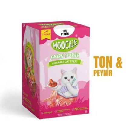 Moochie Creamy Peynirli ve Ton Balıklı Sıvı Krema Kedi Ödülü 30 X 15 gr