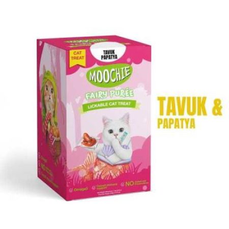 Moochie Creamy Tavuklu ve Papatyalı Sıvı Krema Kedi Ödülü 30x15 gr