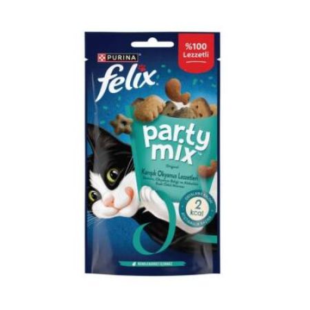 Felix Party Mix Karışık Okyanus Lezzetleri Kedi Ödül Maması 60 Gr