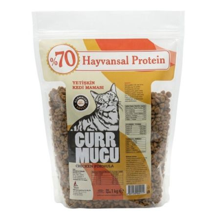 Gurr Mucu Tavuklu Kedi Maması 1 Kg
