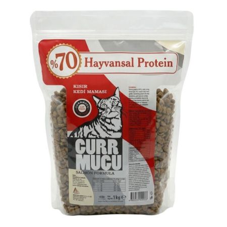 Gurr Mucu Somonlu Kısırlaştırılmış Kedi Maması 1 Kg