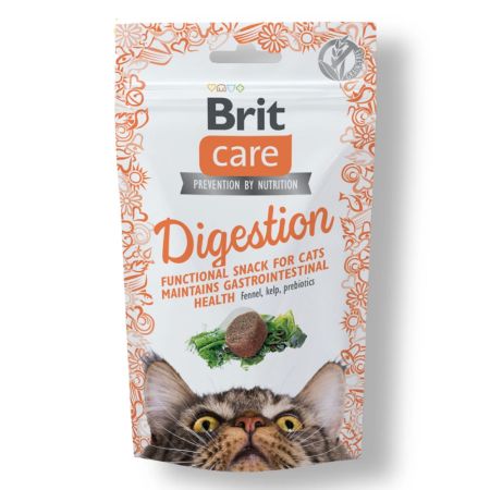 Brit Care Digestion Sindirim Sistemi Destekleyici Tahılsız Kedi Ödül Maması 50 gr