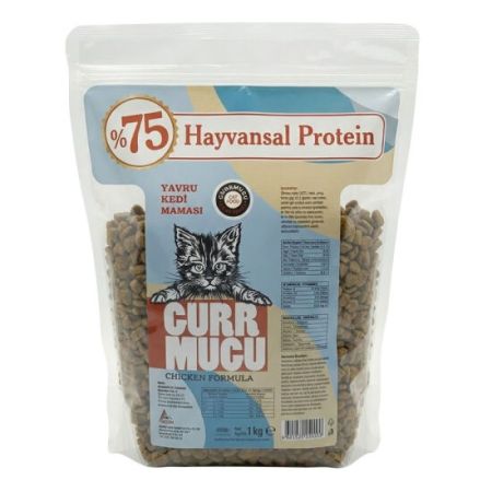 Gurrmugu Kitten Tavuklu Yavru Kedi Maması 1 Kg