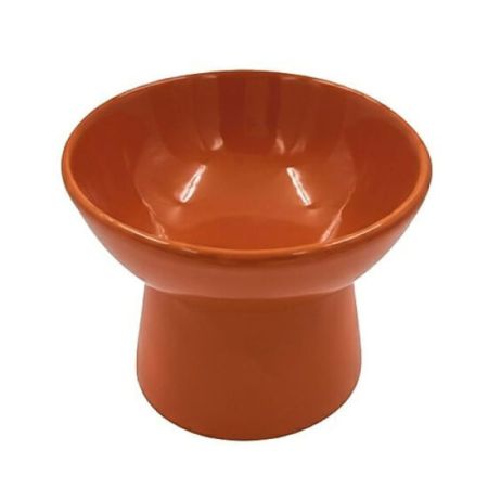 Sampaws Opak Ayaklı Kedi ve Köpek Mama ve Su Kabı Turuncu