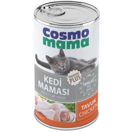 Cosmo Mama Premium Pate Tavuk Etli Kedi Yaş Maması 415 Gr