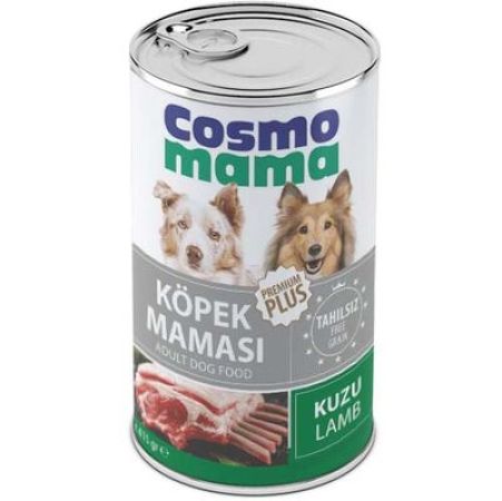 Cosmo Mama Premium Pate Kuzu Etli Köpek Yaş Maması 415 Gr