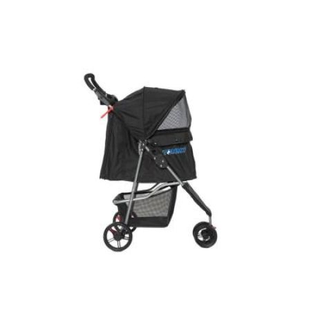 Tommy Evcil Hayvan Arabası 81x45.5x101 Cm Siyah Max 15 Kg