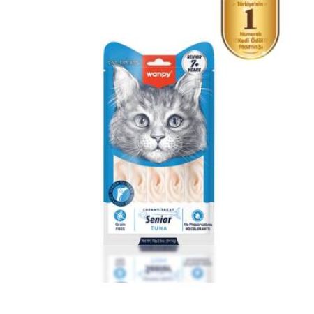 Wanpy Ton Balıklı 7+ Yaş Kedi Krema Ödülü 5×14 Gr