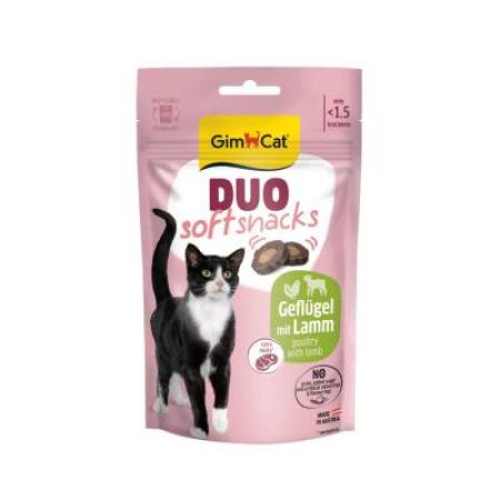 GimCat Duo Soft Snacks Poultry with Lamb Kedi Ödülü 50 Gr