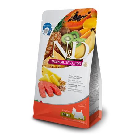 N&D Tropical Selection Somonlu ve Tropikal Meyveli Küçük Irk Yetişkin Köpek Maması 5 kg