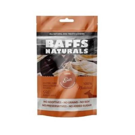 Baffs Natural Ear Kuzu Kulağı Köpek Ödülü 100 Gr
