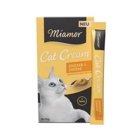 Miamor Cream Tavuk&Peynirli Kedi Ödülü 15 gr x 6