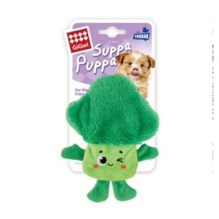 Gigwi Suppa Puppa Brokoli Sesli Köpek Oyuncağı