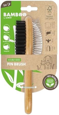 M-Pets Bambu Çift Taraflı Fırça 6x22cm