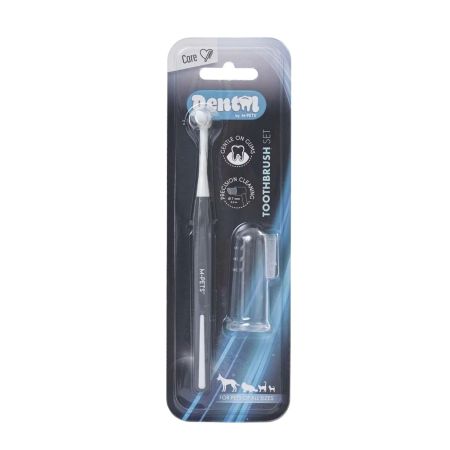 M-Pets Dental Kedi Köpek Diş Fırçası Seti 2'li