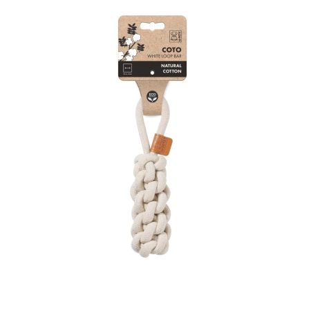 M-Pets Coto Örgü Köpek Diş İpi 22cm (Beyaz)