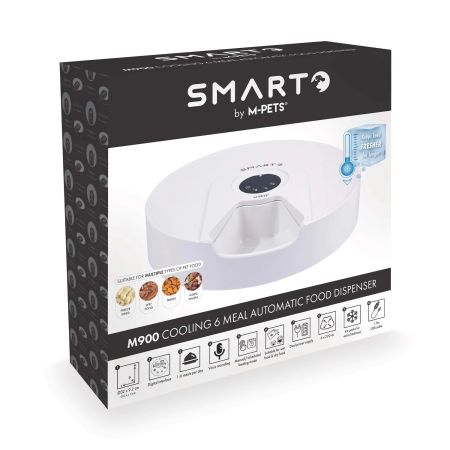 M-Pets Smarto M900 6 Bölmeli Soğutuculu Otomatik Mama Kabı