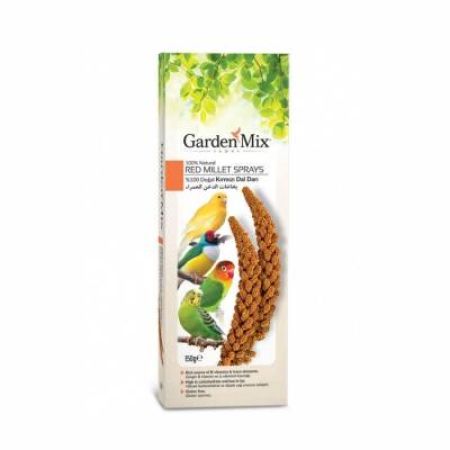 Garden Mix Kuşlar için Platin Kırmızı Dal Darı 150 gr