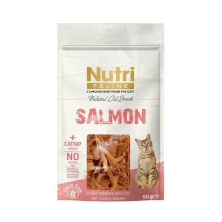 Nutri Feline Somon Ve Kedi Otlu Kedi Ödül Maması 50gr
