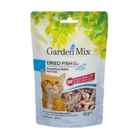Gardenmix Kurutulmuş Balıklı Kedi Ödülü 60 Gr