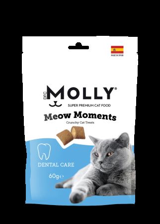 Molly Meow Moments Dental Care Diş Bakımı için Kedi Ödül Maması 60 gr